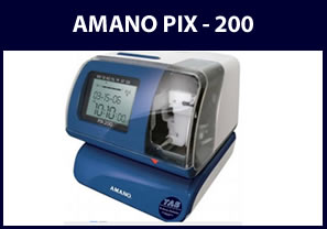 Amano pix 200 Clocking Machine